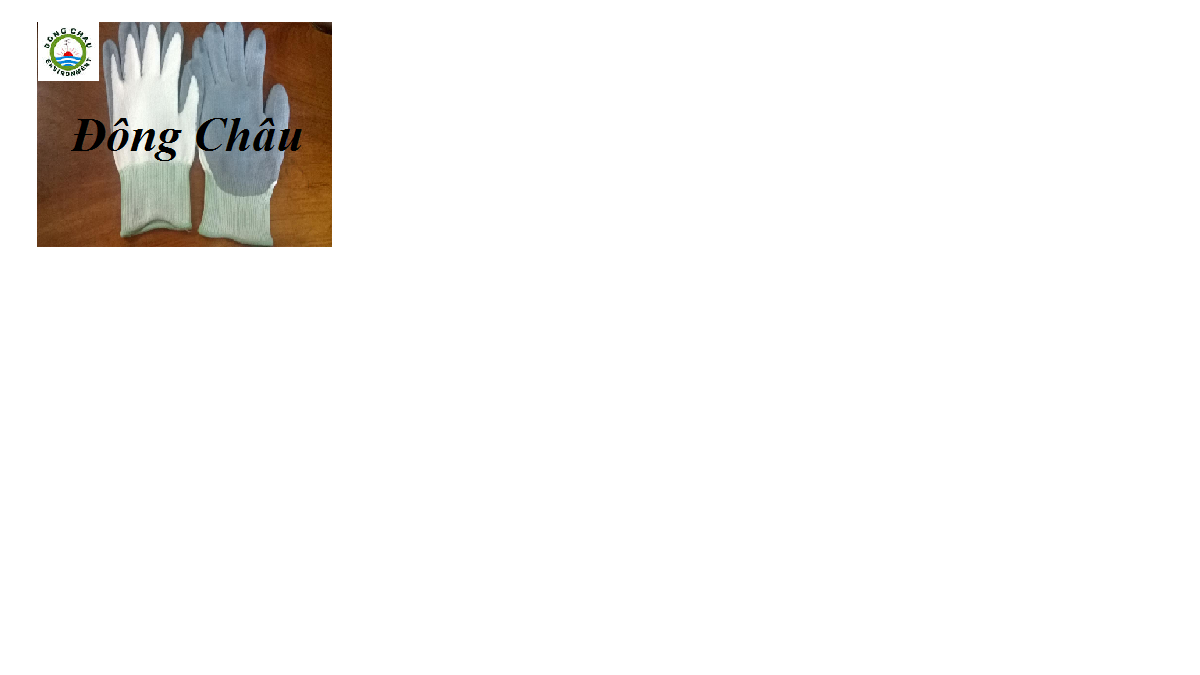 Găng tay sợi len phủ PU chống cắt độ 3